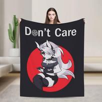 Helluva Boss Loona Blanket Camping Flannel Bedding Throws For Couch Bed Super Warm Quality Bedspread Gift Idea Size: 75*100cm, Weight: 230 GSM