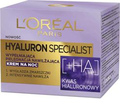 Loreal hyaluron specialist krem na noc - wypełniająca pielęgnacja nawilżająca 50ml