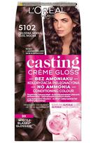 Loreal casting creme gloss hair dye - 5102 cool mocha (48ml, 72ml, 60ml)