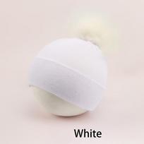 Baby Winter Warm Hats Toddler Pom Pom Beanie Knit Soft Caps For Boys Girls Cotton Elastic Children Bonnet Hat Beanies Girls Caps balta