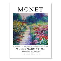 Claude Monet klasikinės senovinės abstrakčios tapybos parodos Plakatai Drobės Spausdinti Sienų Nuotraukos Miegamasis Svetainė Namų sienų dekoras be rėmelio 21*30cm