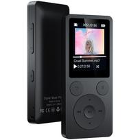 ODEJOI 64GB MP3 grotuvas su Bluetooth Automobilinis garsiakalbis Skaitmeninis garso grotuvas su FM Balso ir garso HIFI garso kokybe Fizinis atkūrimo tęsinys Žymės juoda