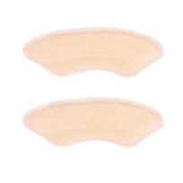 Heel Stickers: Soft, Anti-Rub, Non-Slip, Cuttable, Self-Adhesive, Skin-Like Half-Size Insoles for Size Adjustment.