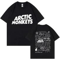 Arctic Monkey Lyrics Limited Design Graphic T Shirts Women Cotton Fashion Rock Oversized Tshirt Harajuku Hip Hop Trend Tshirts S