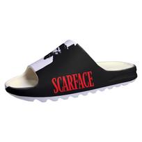 Scarface Soft Sole Sllipers Home Clogs Al Pacino Step On Water Shoes Mens Womens Teenager Step in Customized Sandals 36