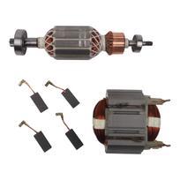 Carbon Brush Kit Rotor Stator Set Carbon Brush Size 6.5x11x25mm