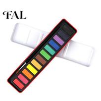 Vibrant Color Palette for Painting Portable Watercolor Paint Set, Durable Solid Gouache Pigments, Washable Fine Creative Drawing Tools Professionals