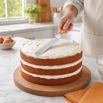 Stainless Steel Blade Icing Spatula Smooth Flat Blade Offset Spatula Palette Knife  Cake Decorating S