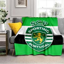Sporting Portugal Crest Blanket Outdoor Flannel Blanket for Camping, Hiking, Garden Parties, Picnic Essentials,gift for family and friends 75x90cm