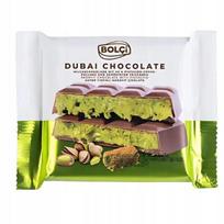 Šokoladas bolci 100g - Dubajaus, pistacijų kremas ir kadayif, aukščiausios kokybės saldumynas
