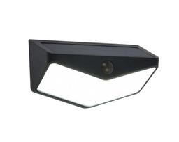 Wings solar czarny pir led 3,7w 5000k ip44 kinkiet zewnętrzny solarny z  czujnikiem ruchu i zmierzchu