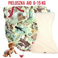Pieluszka wielorazowa aio kieszonka bambus trzy świnki  nappime