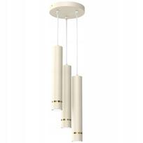Lampa wisząca sufitowa tuba zwis metal gu10 led sopel 3-pkt