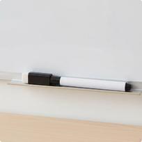 Whiteboard Marker with Eraser Erasable Water Based for Sketch Board, School Black W Magnetic Brush Black W Magnetic Brush