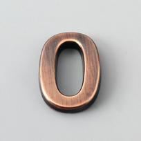 1 vnt. 2,75\ Pašto dėžutės numeris ABS su bronzos spalvos buto durų numerio lipdukais adreso namo ženklui 0