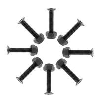 8pcs Longboard Skateboard Repair Installing Hardware Screws Accessories juoda