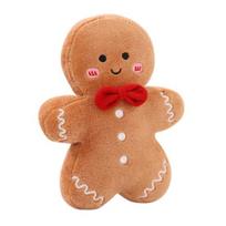 Christmas Plush Doll Cute Christmas Tree Gingerbread Man Doll Pillow Soft A