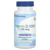 Nutra BioGenesis, Vitamin D 5000, 125mcg, 90 softgels