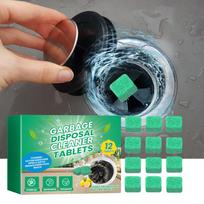 Garbage Disposal Cleaning Tablets Kitchen Food Waste Disposer Pipe Cleaning Tablets One Size žalia