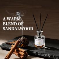 Non-Flaming Fragrance Diffuser, Flameless Sweet Orange Lemon Oil With Reed Diffuser Stick Home Room Air Freshener Decor 50ml 50ml&Sweet Orange