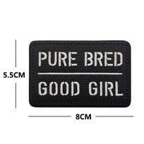 Encouraging Phrases Embroidered Velcro Patches for Bags
