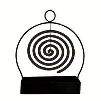 1pc Mosquito Coil Holder - Sandalwood Holder, Metal Material, Ideal for Hanging Coils or Sandalwood, Perfect for Living Room& Outdoor Camping 1pc