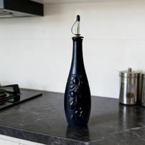 350 ml aliejaus buteliukas maisto gaminimui ir kepimui ant grotelių, nepralaidus snapelis, lengvai papildomas, japoniškas dozatorius juoda