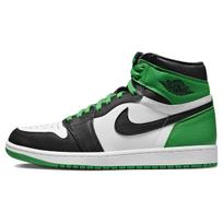 Air Jordan 1 Retro High OG Lucky Green Unisex Sportbačiai Juodi Balti DZ5485-031 44.5 black