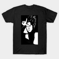 Men Black Print T-shirt Wayne Static No-Cut Transfer Paper Print Cotton Tshirt 4XL juoda