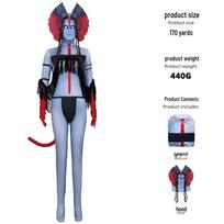 Avataras: Ugnies ir pelenų Helovino scenos kostiumas - Avataras 3 Cosplay apranga Child 120