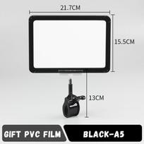 High Quality Plastic Price Tag Clip A4/A5 Color Label Sign Holder Rotatable Merchandise Price Display Clip Supermarkets