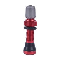 Bicycle Schrader Tubeless Valve Bike Valve Rim Wheel Tubeless Tire Tyre Valve raudona