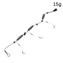 Fishing Tackle Fishing Hook Artificial Bait Cage Set Fishing Feeder Carp Sinker Swivel Line Fish Feeders Fishing Tool 15g