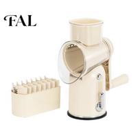 Non Slip Food Processor Manual Vegetable Shredder, with Stable Suction Cup Base Design, 5 Prep Helper Replaceable Stainless Steel Blades Kitchen balta
