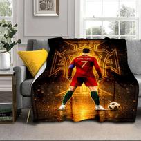 Cristiano Ronaldo  Portable Blanket/Soft Blanket Bedding Blanket Suitable for Travel Camping Living Rooms Offices Sofas Fan Gifts 75x90cm
