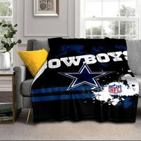 Cowboys Team Logo Portable Blanket/Soft Blanket Bedding Blanket Suitable for Travel Camping Living Rooms Offices Sofas Fan Gifts 75x90cm