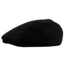 Keep Warm Winter Beret Cap Short Brim Suede Painter Cap Simple Peaked Cap  Women juoda
