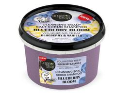Organik shop solny szampon i peeling 2w1 nadający objętość jagoda i wanilia 250 ml