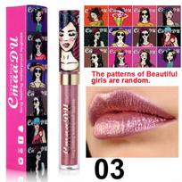 Chameleon Lipstick Diamond Glitter Lip Gloss Lip Glaze Highly Pigmented Long Lasting Moisturizing Lipstick Lip Makeup Gift for Women 03