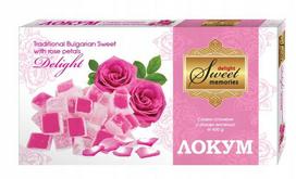 Rose lokum sweets 150g - traditional delicacy, premium, for a gift