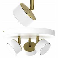 Lampa sufitowa plafon sufitowy reflektor biały złoty gx53 polska lampa led