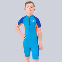 Kids 2.5mm Neoprene Wetsuit Snorkeling Surfing Swimming Summer Outdoor Water Sports Diving Suit Unisex S 100-110 cm