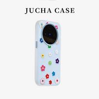 Vivo X300s X200 Pro Phone Case With Strap Flower Design Soft Silicone Anti-Drop Cover Women Teen Girls vivo X300