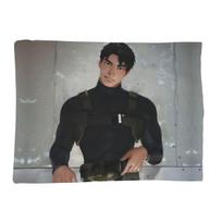Kenji Kishimoto Shatter Me Blankets Soft Warm Flannel Throw Blanket Cover for Bed Living room Picnic Travel Home Couch Size: 75*100cm, Weight: 230 GSM
