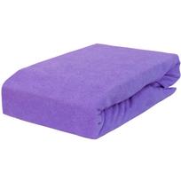 Terry fitted sheet 90x200 violet