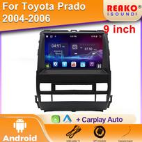 For Toyota Prado 2004-2006 Car Radio Android Player DVD Carplay Multimedia Head Unit Navigation GPS Auto 2din Screen Touch BT 4 core 1GB+32GB carplay