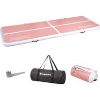 Pripučiamas gimnastikos kilimėlis inSPORTline Airstunt 300 x 100 x 10 cm, koralų rožinis