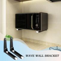 Microwave Bracket Wall Foldable Oven Rack 304 Stainless Steel 8 X 8.5 Inches Retractable Microwave Mounting Kit Kitchen Storage China Mainland