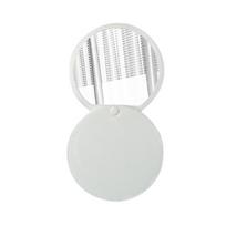 Small Mirror Portable Folding Make-Up Mirror Creative Mini Mirror Sliding Cover Handheld Makeup Mirror balta