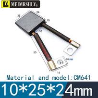 4Pcs Motor Carbon Brush Brush 10*25*24mm 10*33*23mm for Linde Electric Forklift Pallet Truck Stacker Parts 10X25X24MM